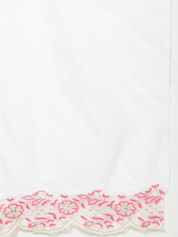 Booti Printed Cotton Kurta With Pants &amp; Dupatta