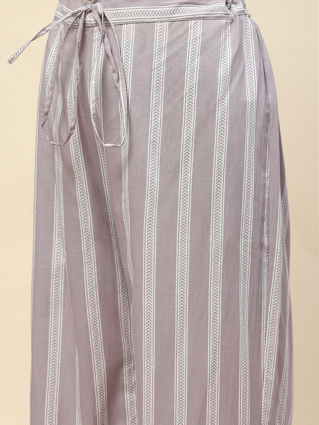 Printed Cotton Kurta With Pants