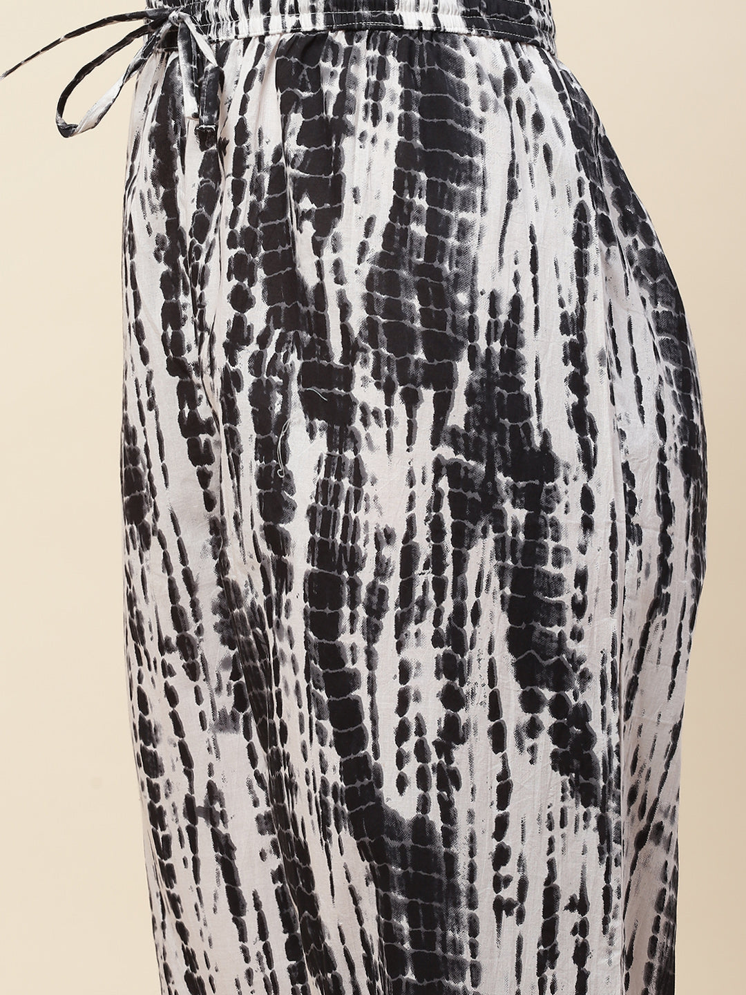Printed Cotton Kurta With Pants