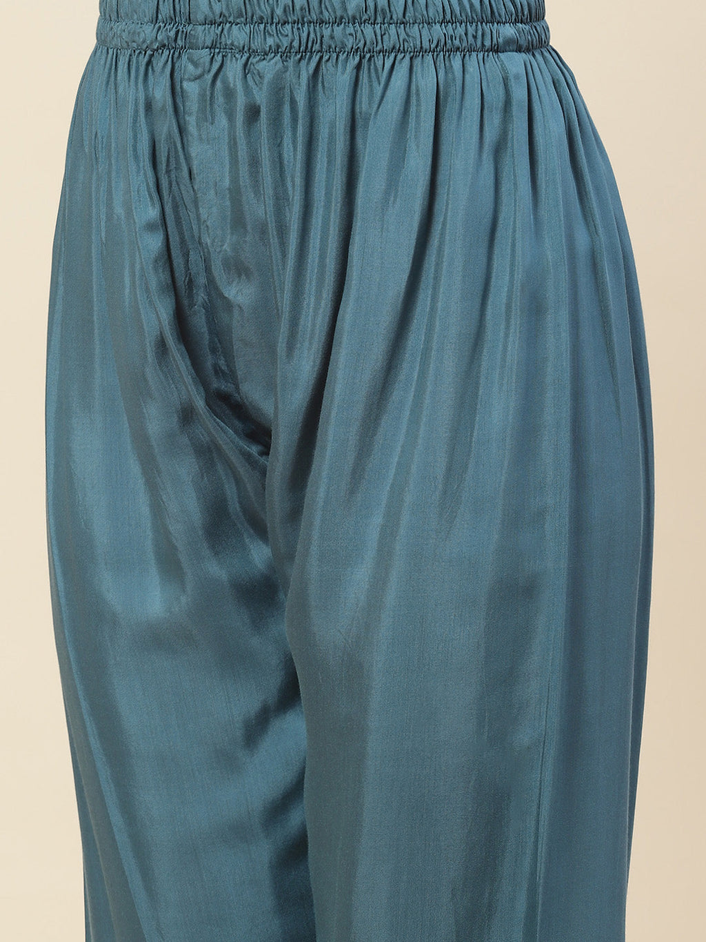 Floral Printed Muslin Kurta With Pants