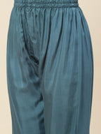 Floral Printed Muslin Kurta With Pants