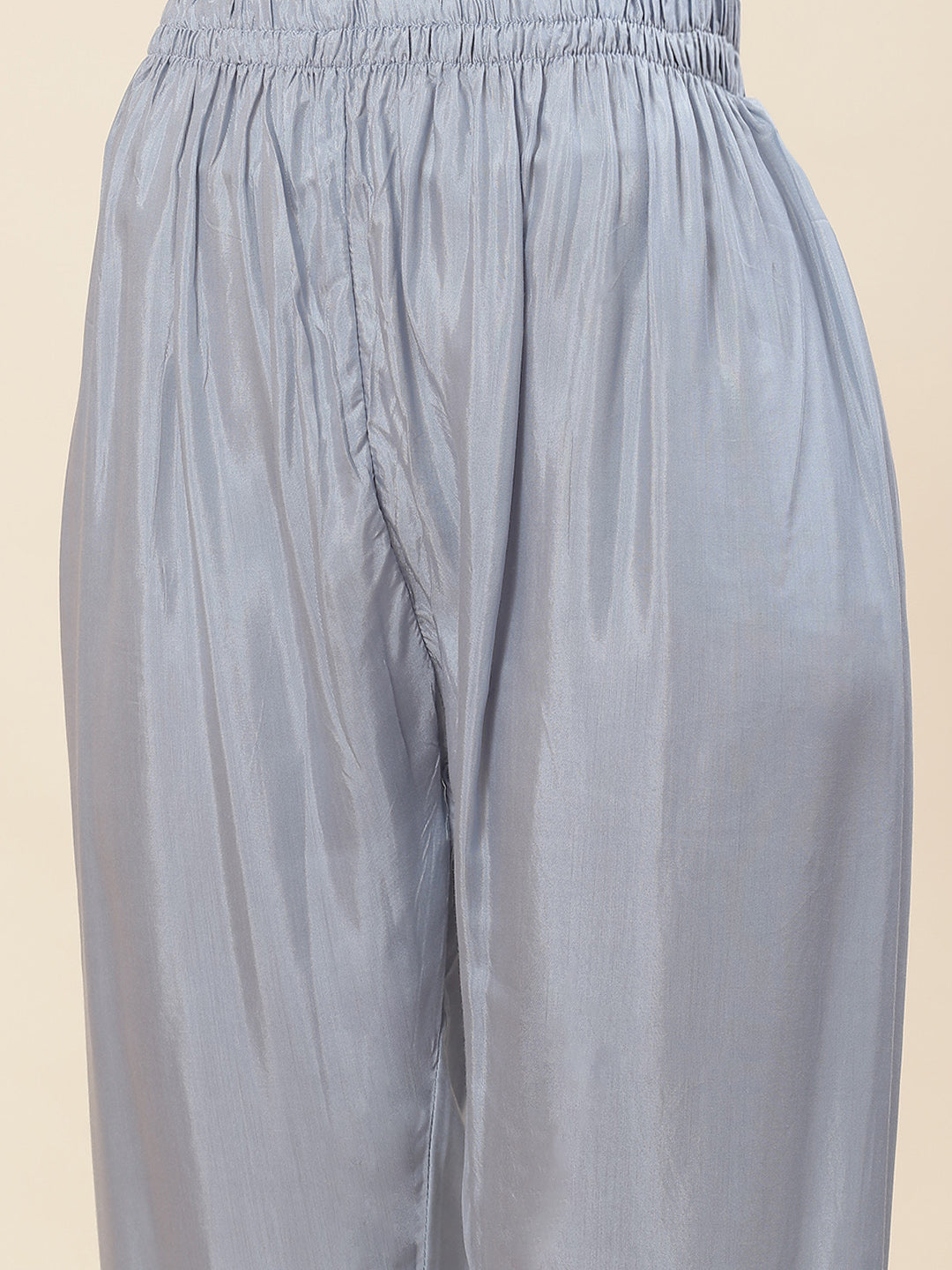Printed Muslin Kurta With Pants