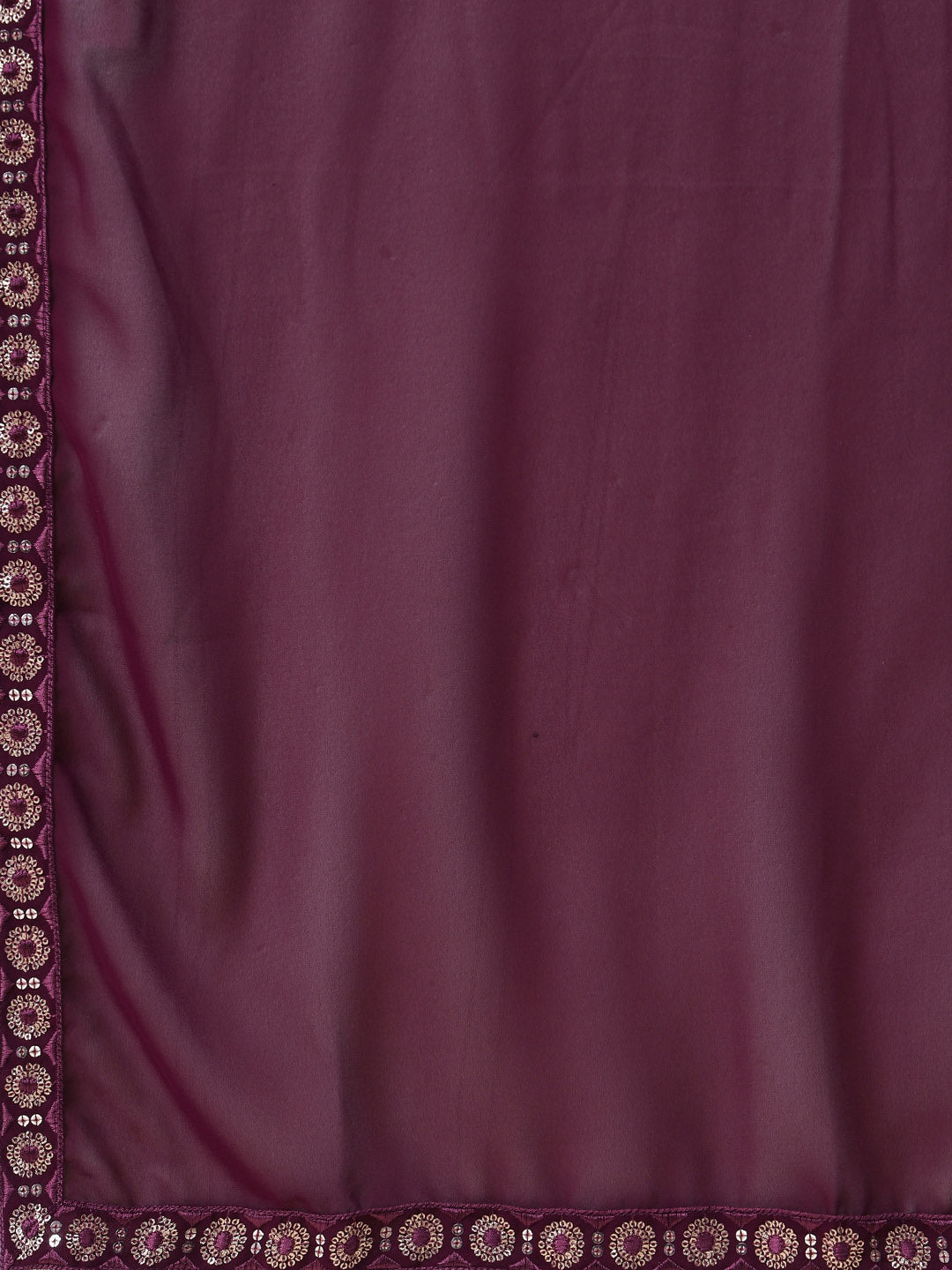 Sequin Embroidered Georgette Kurta With Palazzo &amp; Dupatta
