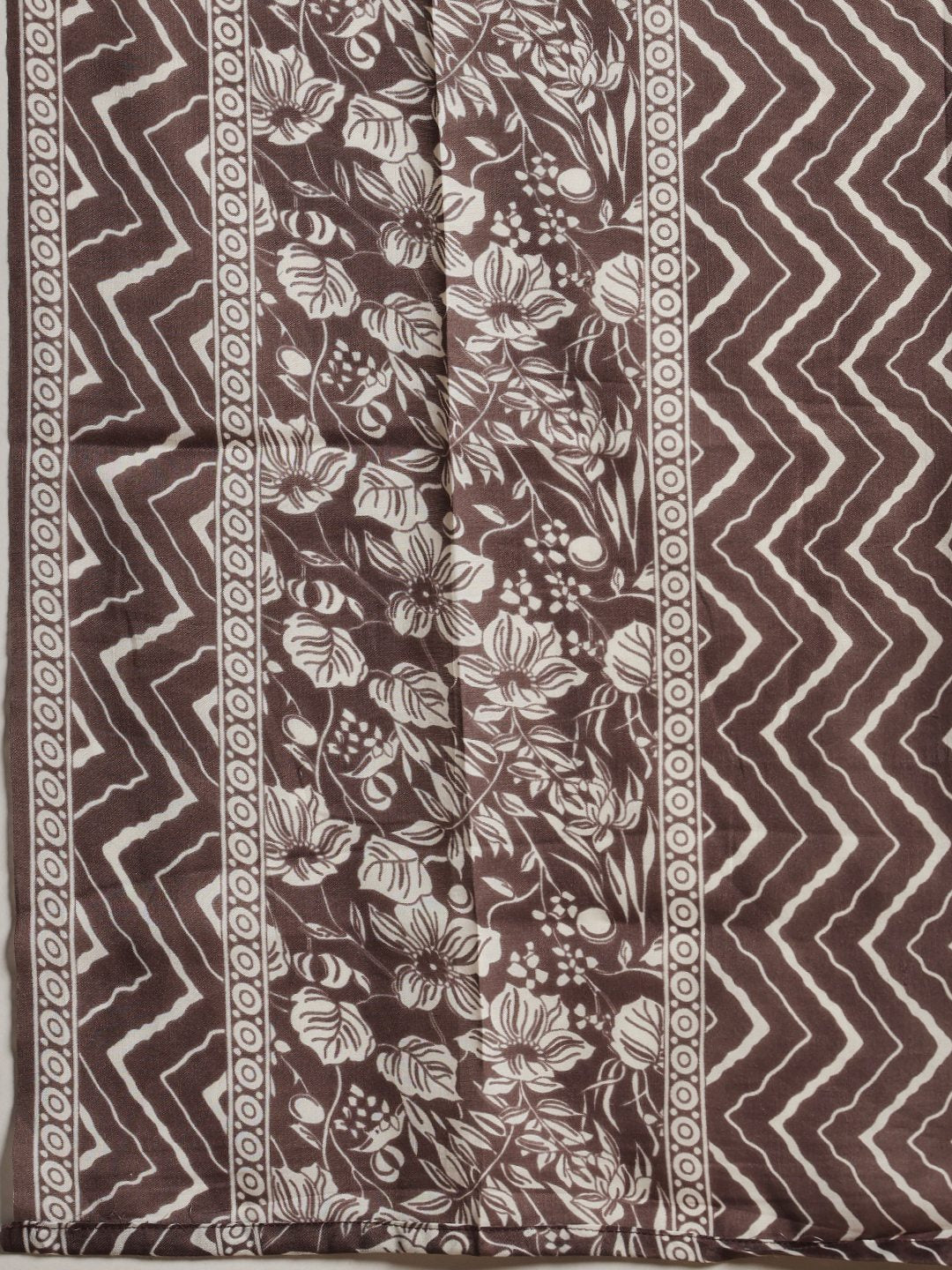 Printed Cotton Kurta With Pant &amp; Dupatta