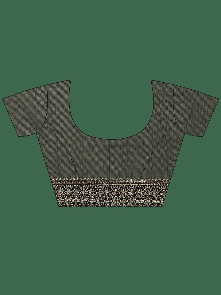 Embroidered Georgette Saree