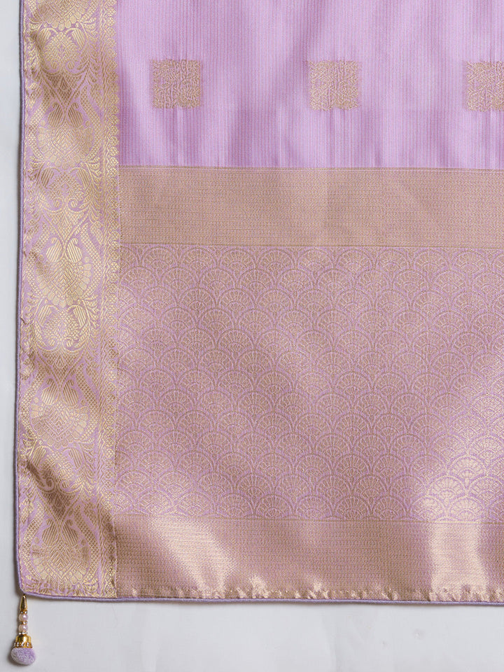 Woven Design Linen Blend Saree