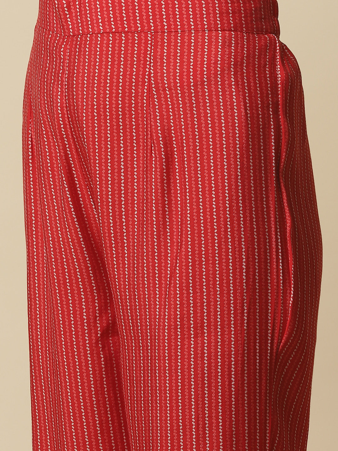 Floral Printed Cotton Kurta With Pants &amp; Dupatta