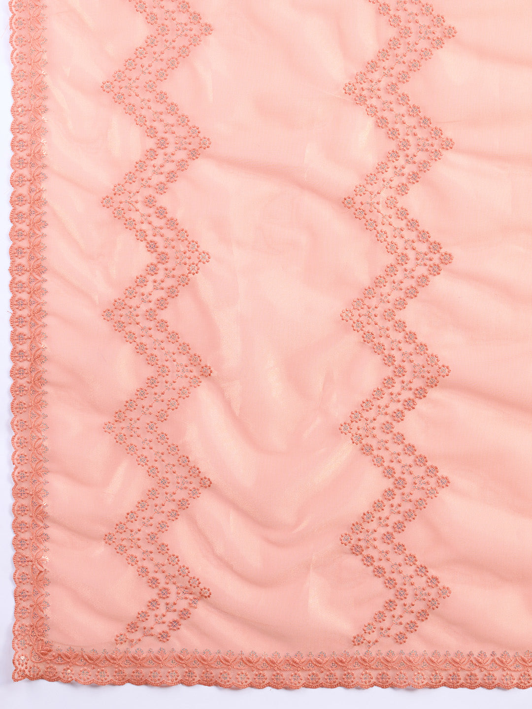 Sequin Embroidery Tissue Saree