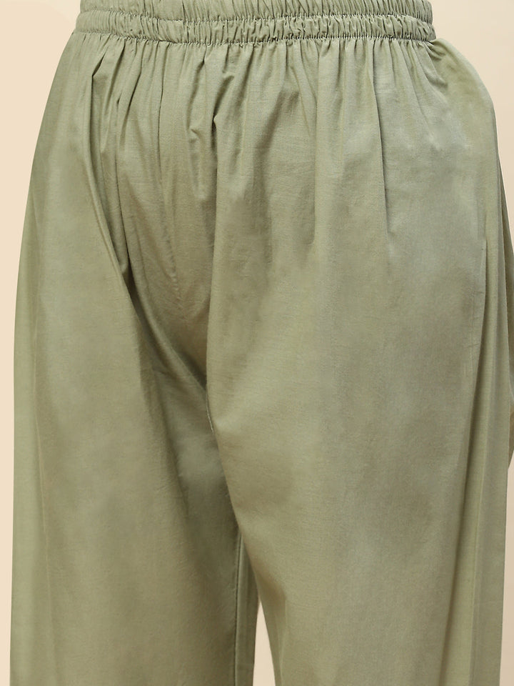 Gota Work Chanderi Kurta With Pants