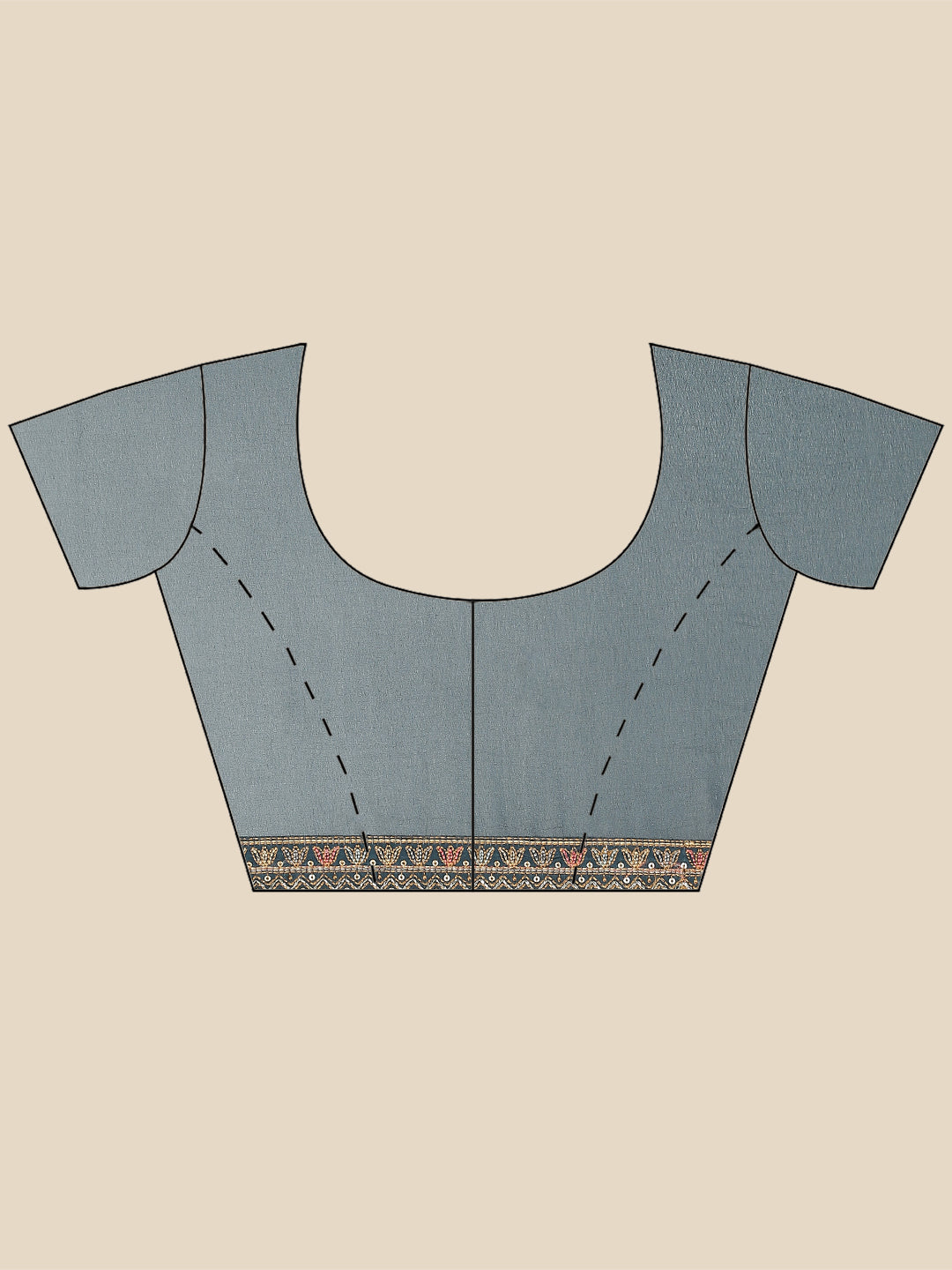 Embroidered Georgette Saree