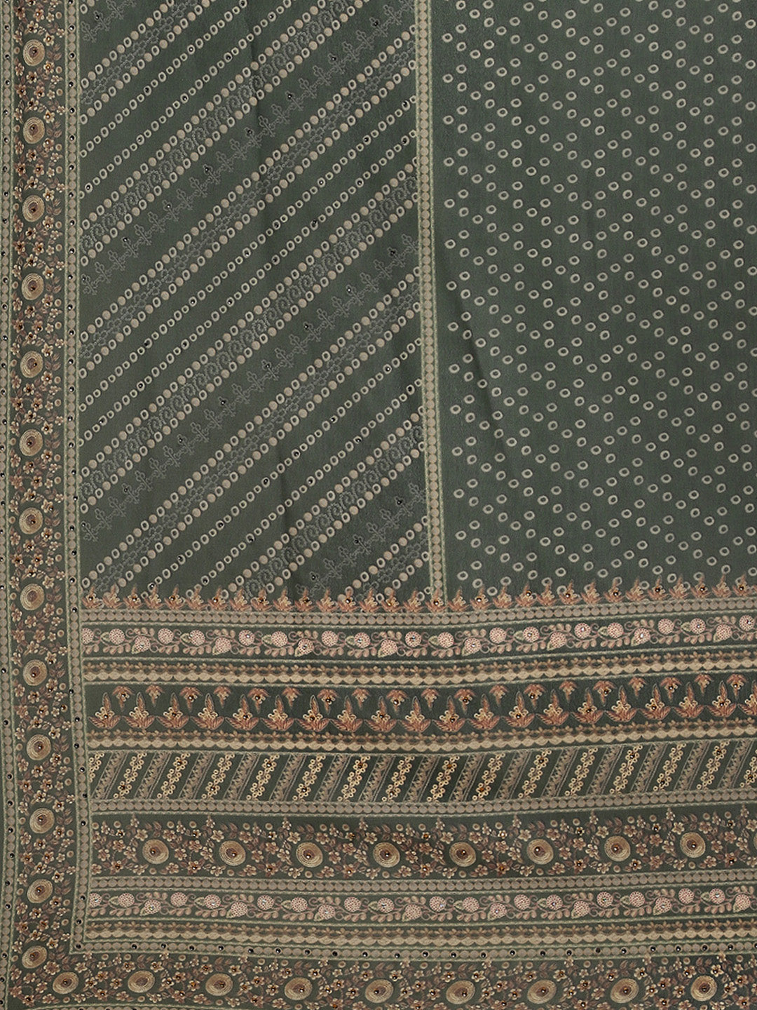 Printed Choli With Lehenga & Net Dupatta