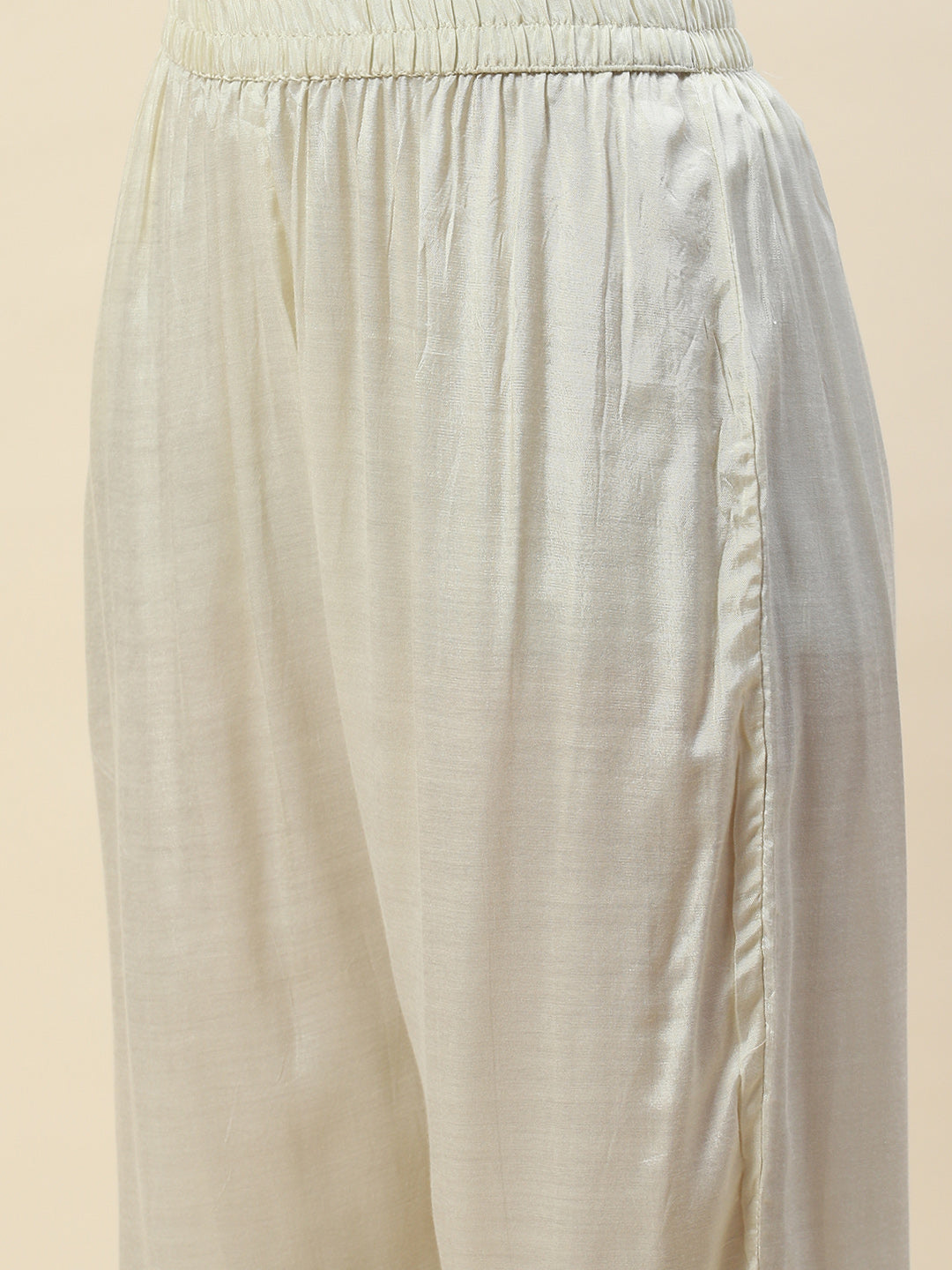 Floral Print Muslin Kurta With Pants