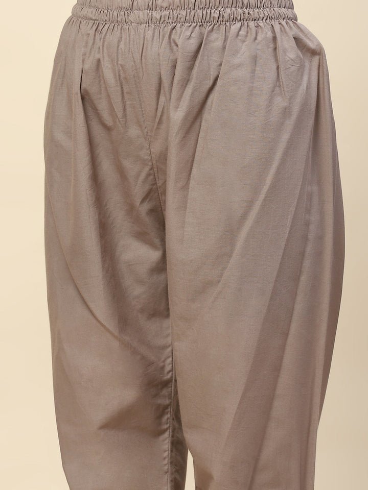 Gota Work Chanderi Kurta With Pants