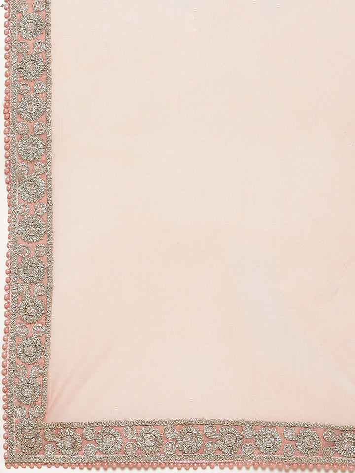 Resham Jaal Georgette Stitched Salwar Kameez With Net Dupatta