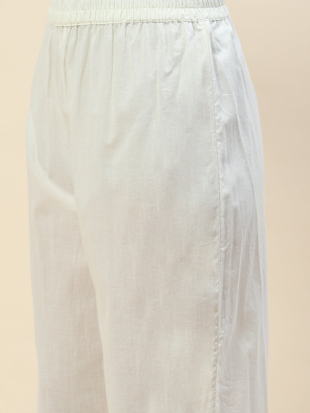 Yoke Embroidered Cotton Anarkali Kurta