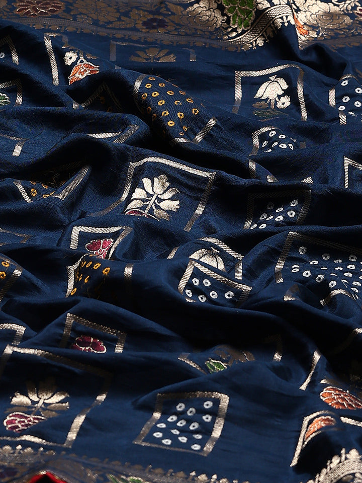Embroidered Banarasi Saree