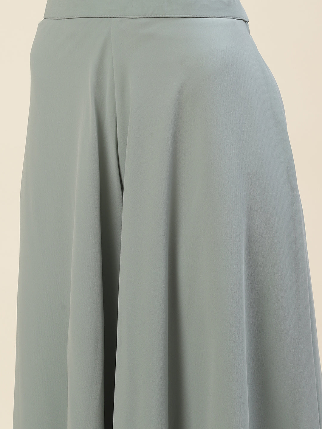 Sequin Embroidered Georgette Kurta With Palazzo &amp; Dupatta