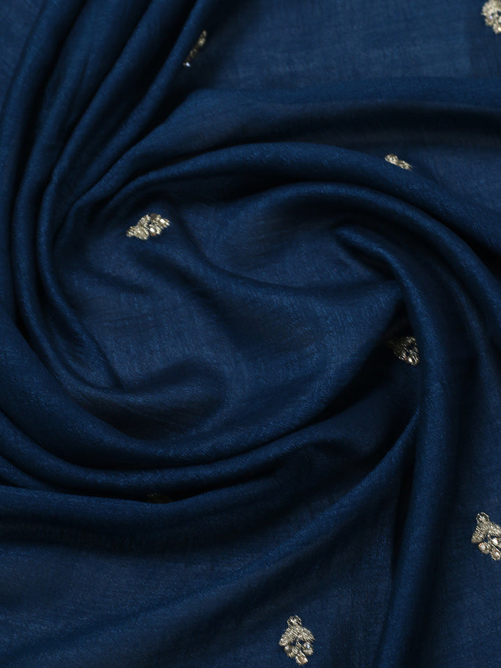 Embroidered Art Silk Kurta With Pant &amp; Dupatta