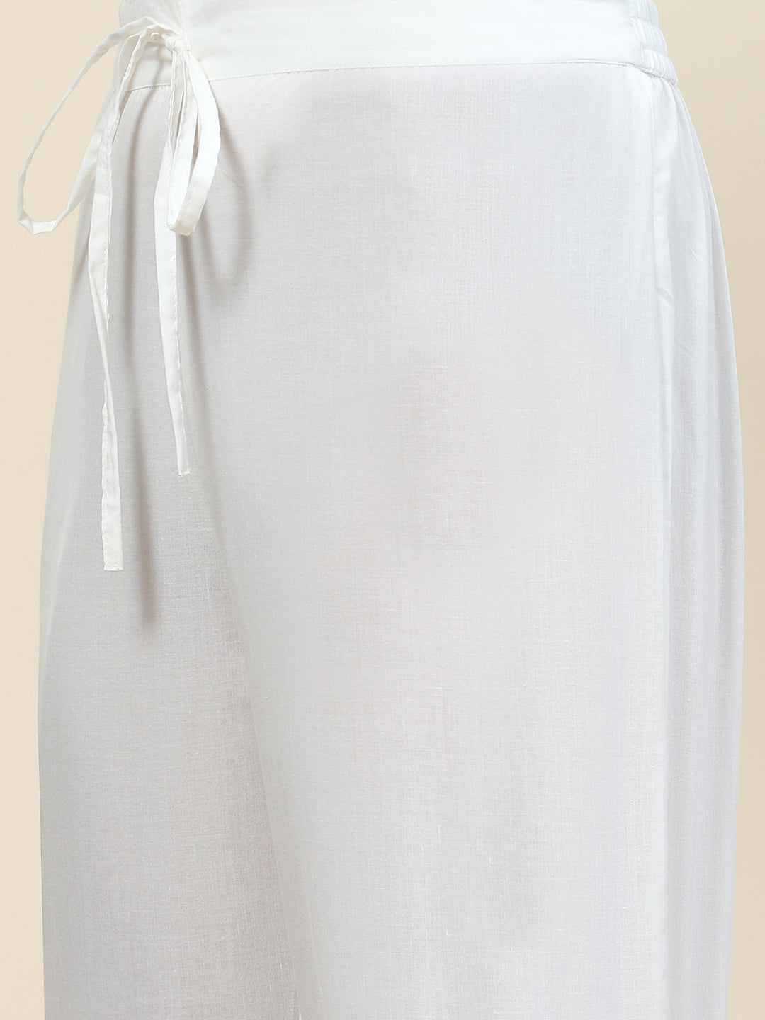Embroidered Cotton Kurta With Pants