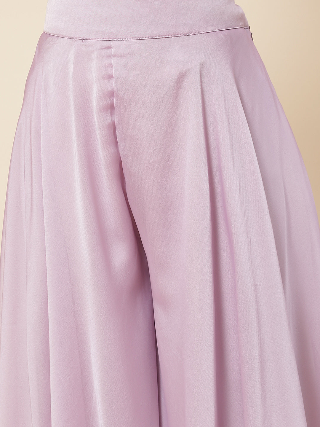 Floral Woven Georgette Kurta With Sharara &amp; Dupatta