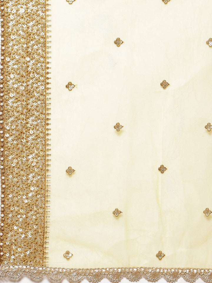 Sequence Work Georgette Stitched Salwar Kameez With Net Dupatta