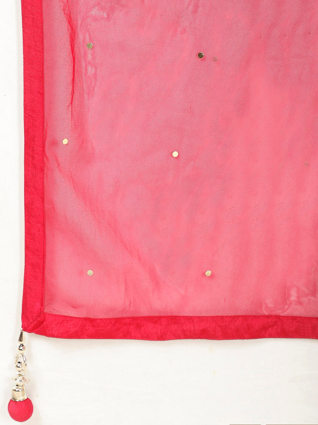 Embroidered Georgette Kurta With Pants &amp; Dupatta