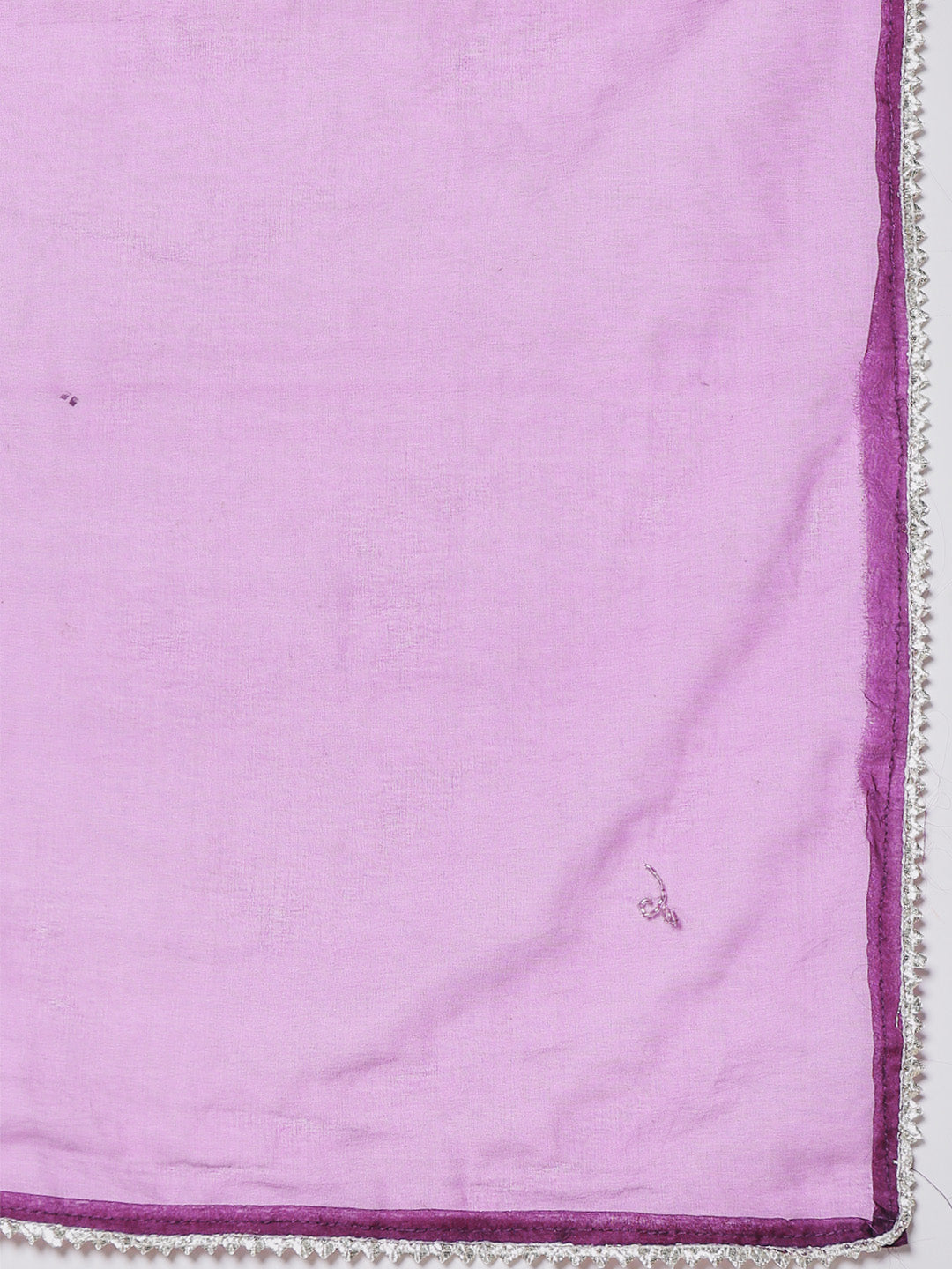 Resham Work Cotton Blend Kurta With Pants &amp; Dupatta