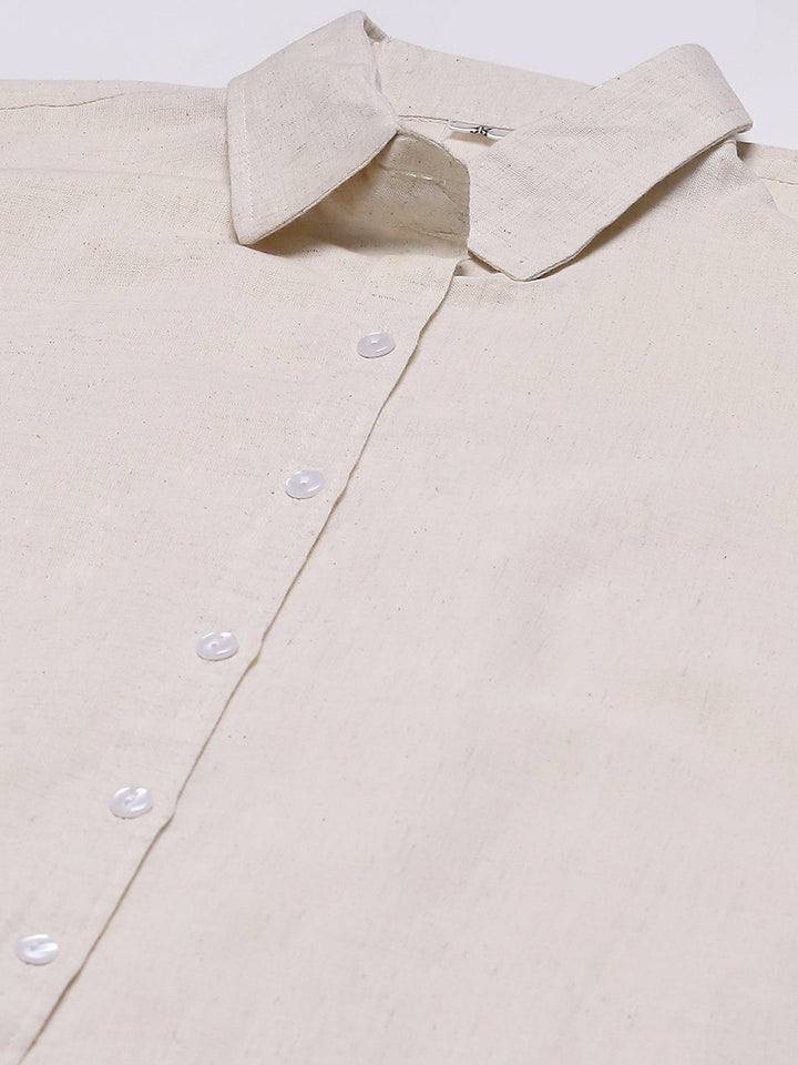 Printed Cotton Blend Kurta With Pants