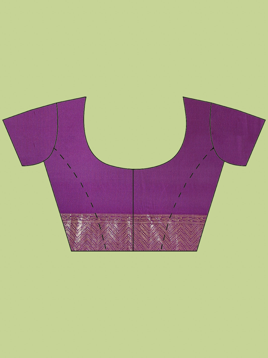 Plain Crepe Saree