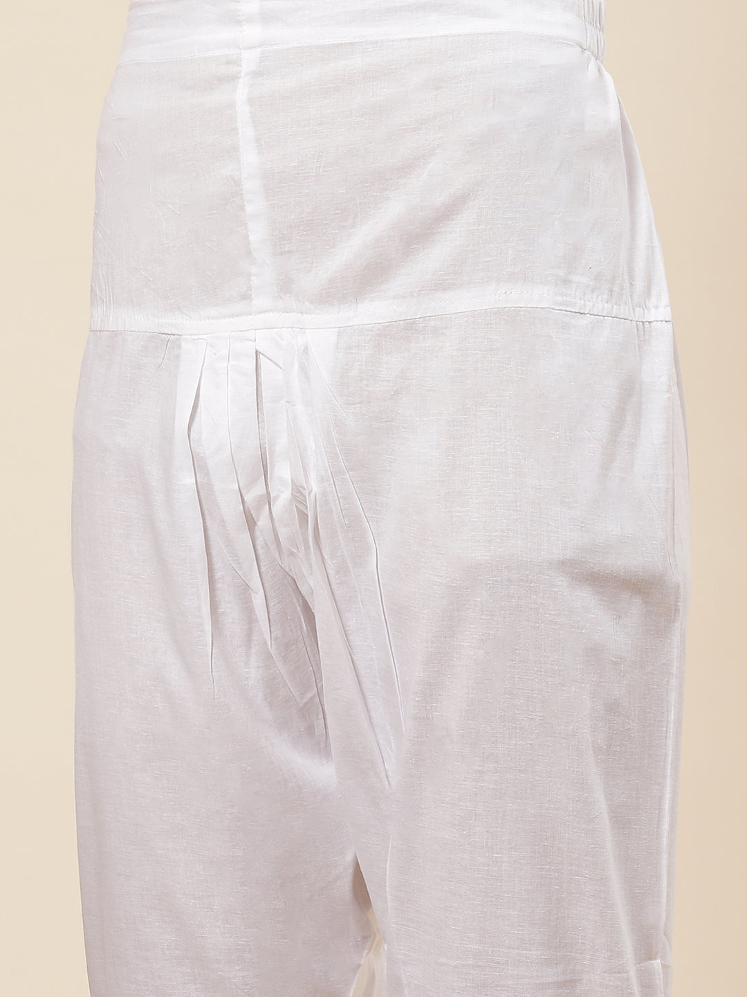Floral Printed Cotton Kurta With Pants