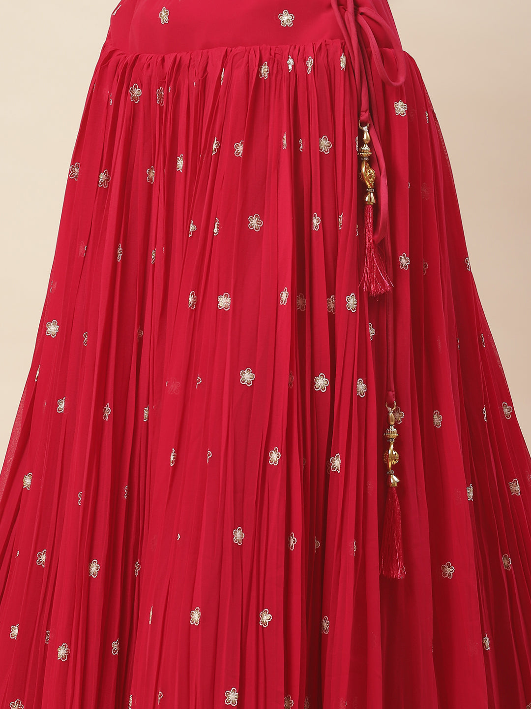 Georgette Kurta With Skirt