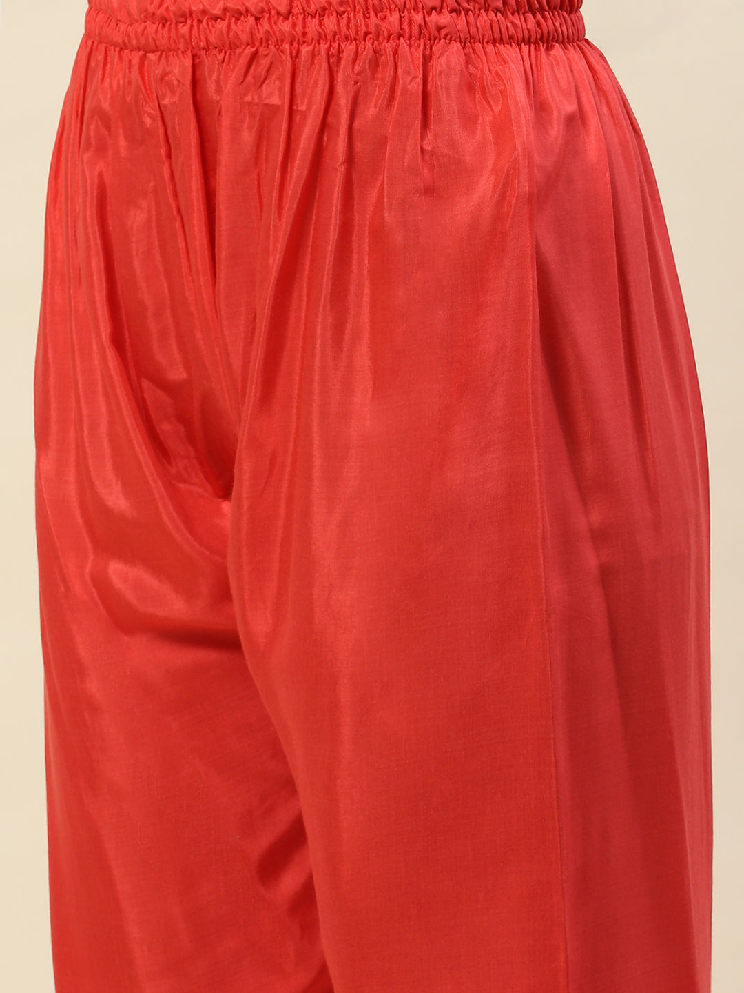Printed Crepe Kurta With Pants