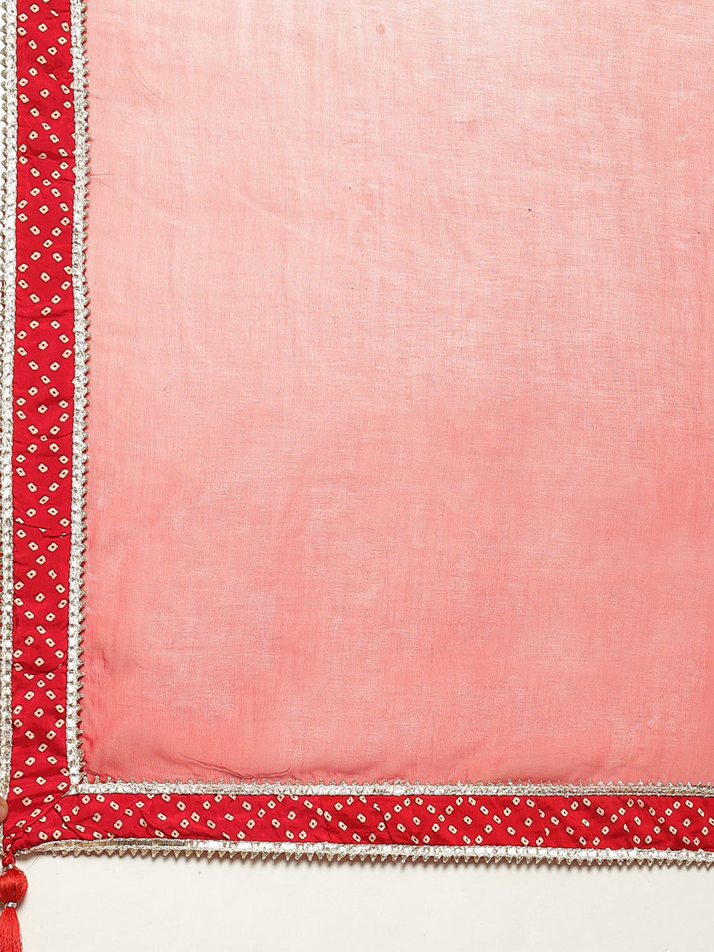 Gota Work Art Handloom Stitched Salwar Kameez With Chiffon Dupatta