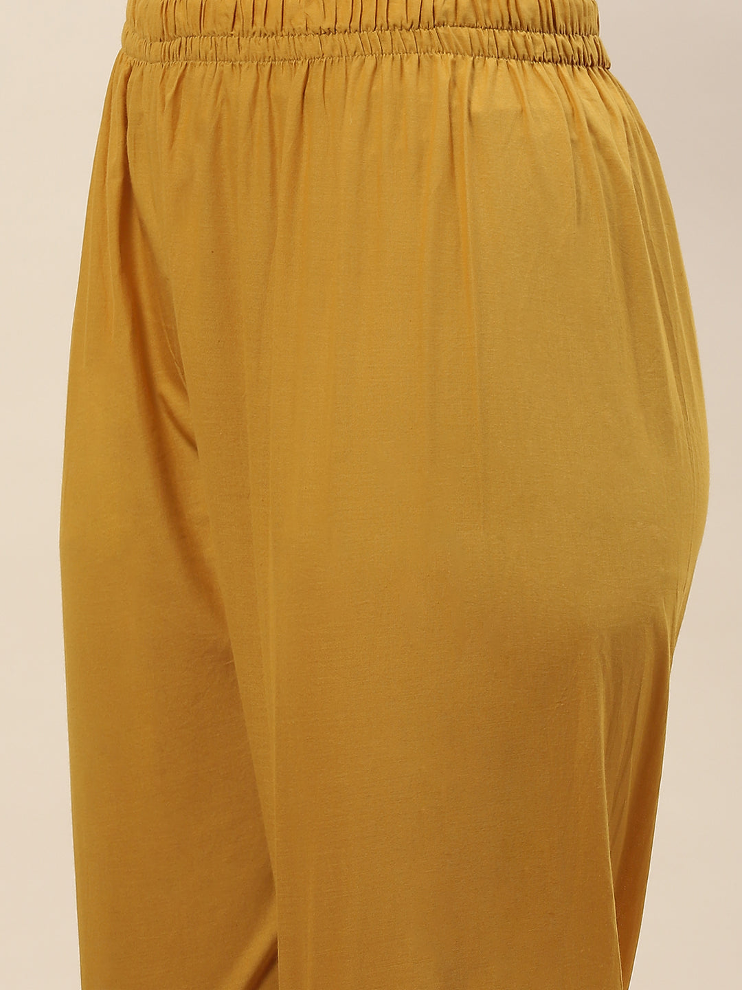 Printed Chanderi Kurta With Pants
