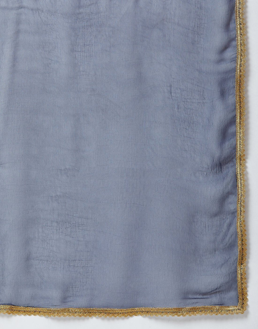 Navy Blue Cotton Chanderi Salwar Kameez