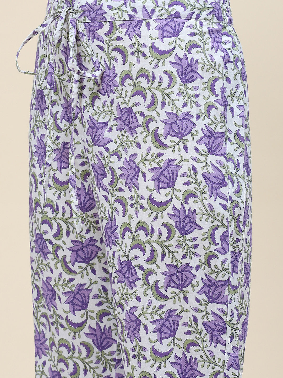 Printed Cotton Kurta With Pants