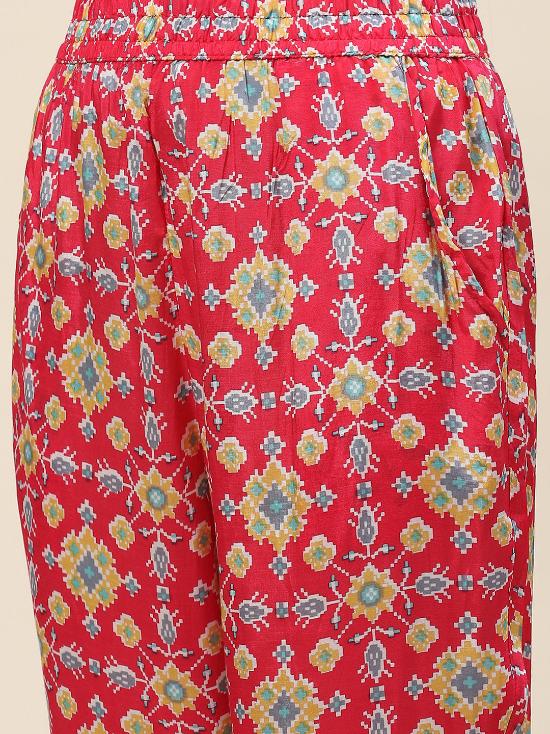 Printed Cotton Kurti With Pants
