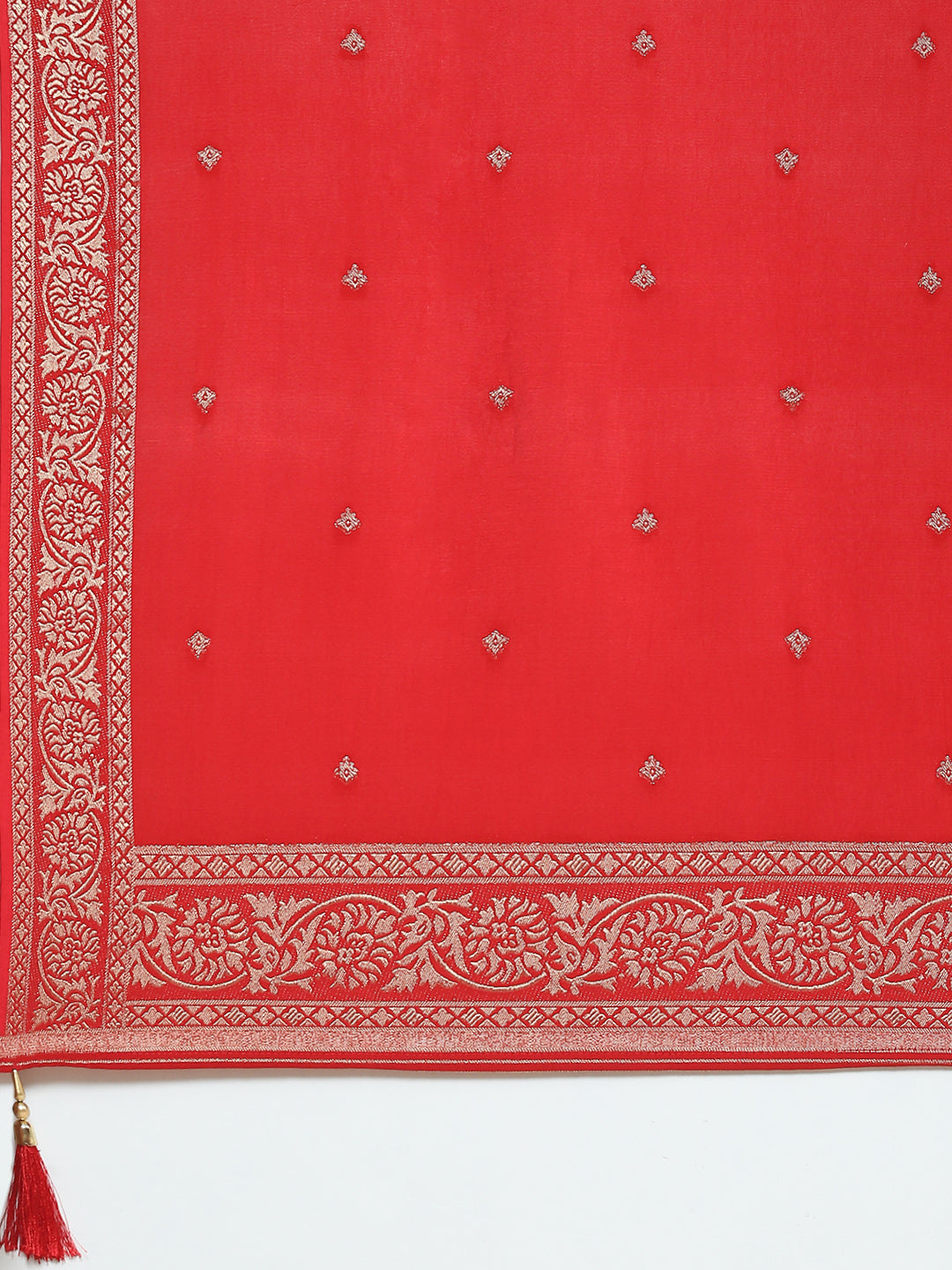 Printed Handloom Kurta With Pants &amp; Dupatta