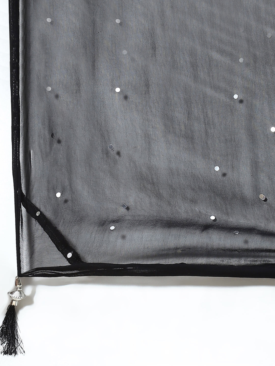 Sequin Embroidery Georgette Kurti With Palazzo &amp; Dupatta