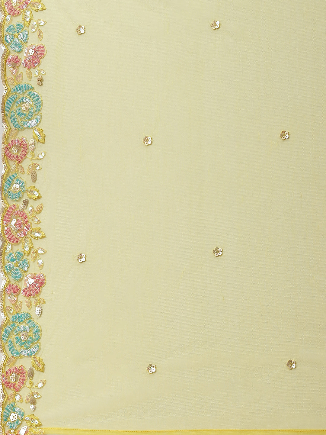 All Over Sequence Georgette Anarkali Kurta With Churidar &amp; Dupatta