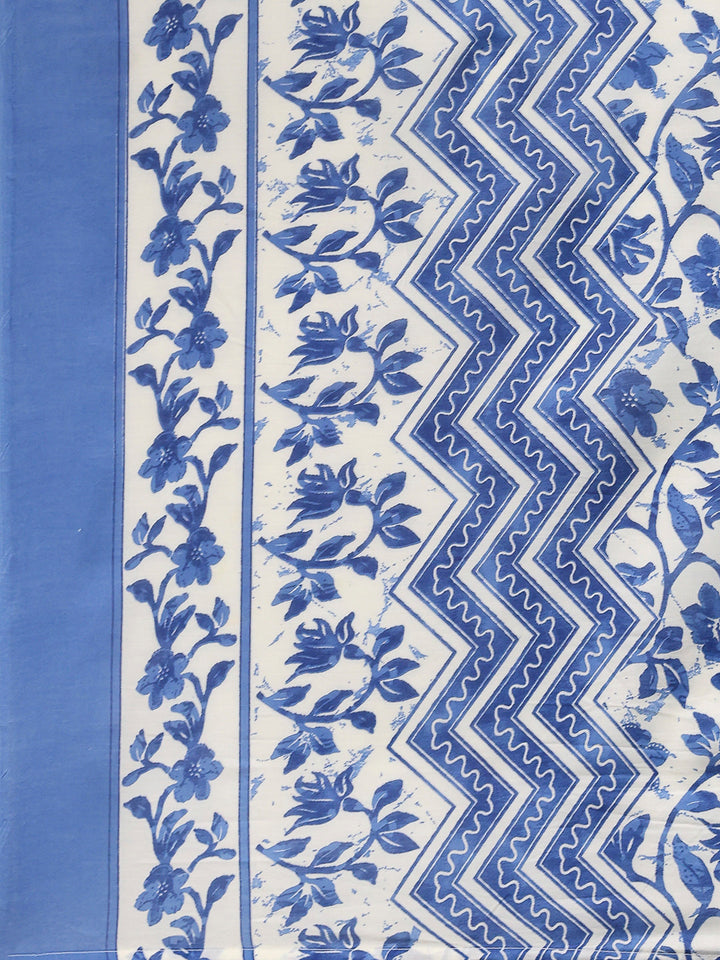 Printed Cotton Blend Kurta With Pants &amp; Dupatta