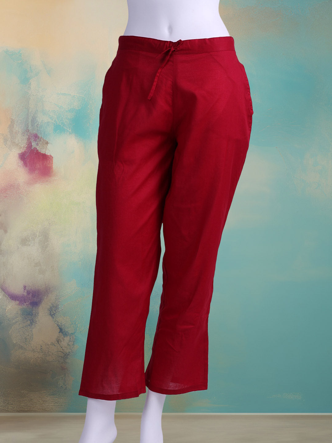 Embroidered Chanderi Kurta With Pant &amp; Dupatta