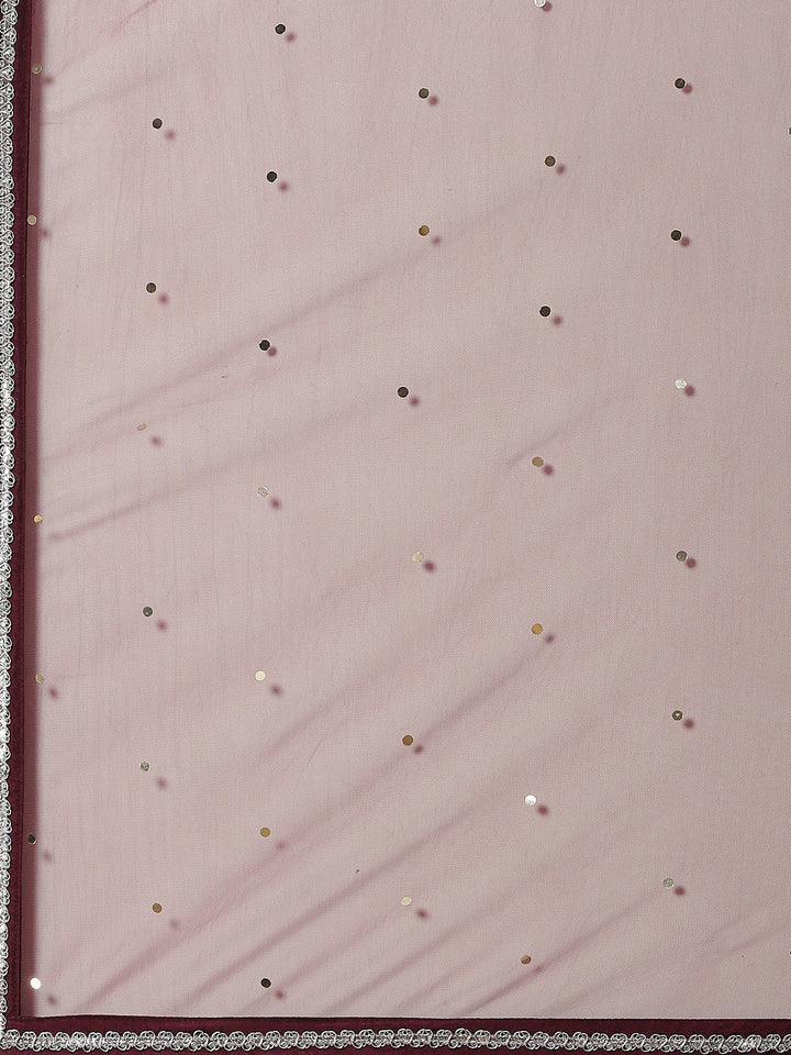 Gota Embroidered Georgette Choli Jacket With Lehenga &amp; Net Dupatta