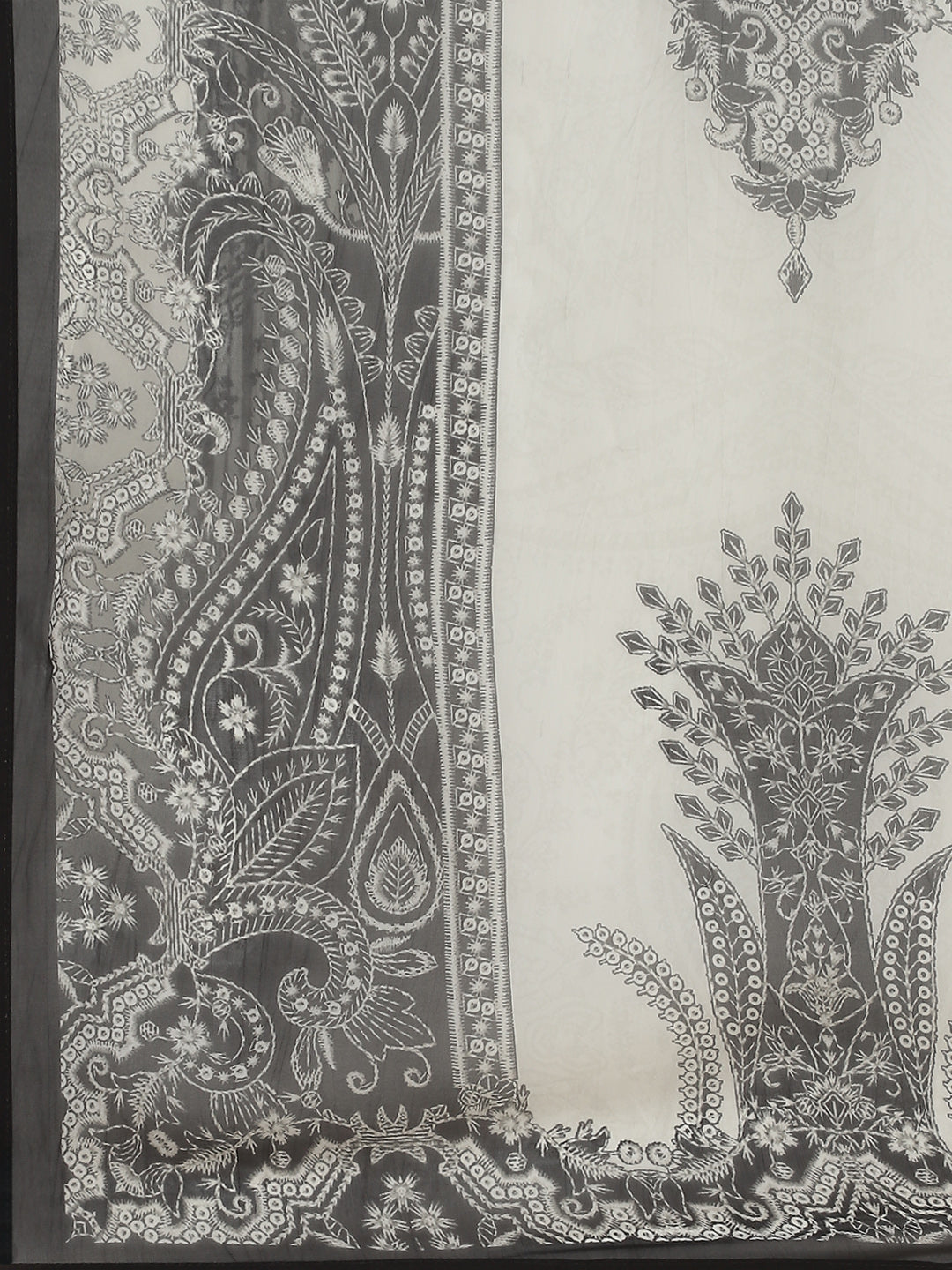 Printed Georgette Kurta With Pants &amp; Dupatta