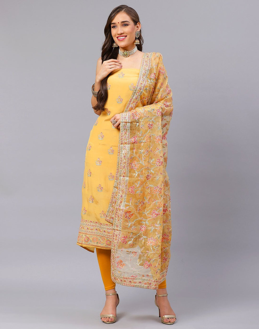 Pure Crepe Suit Piece