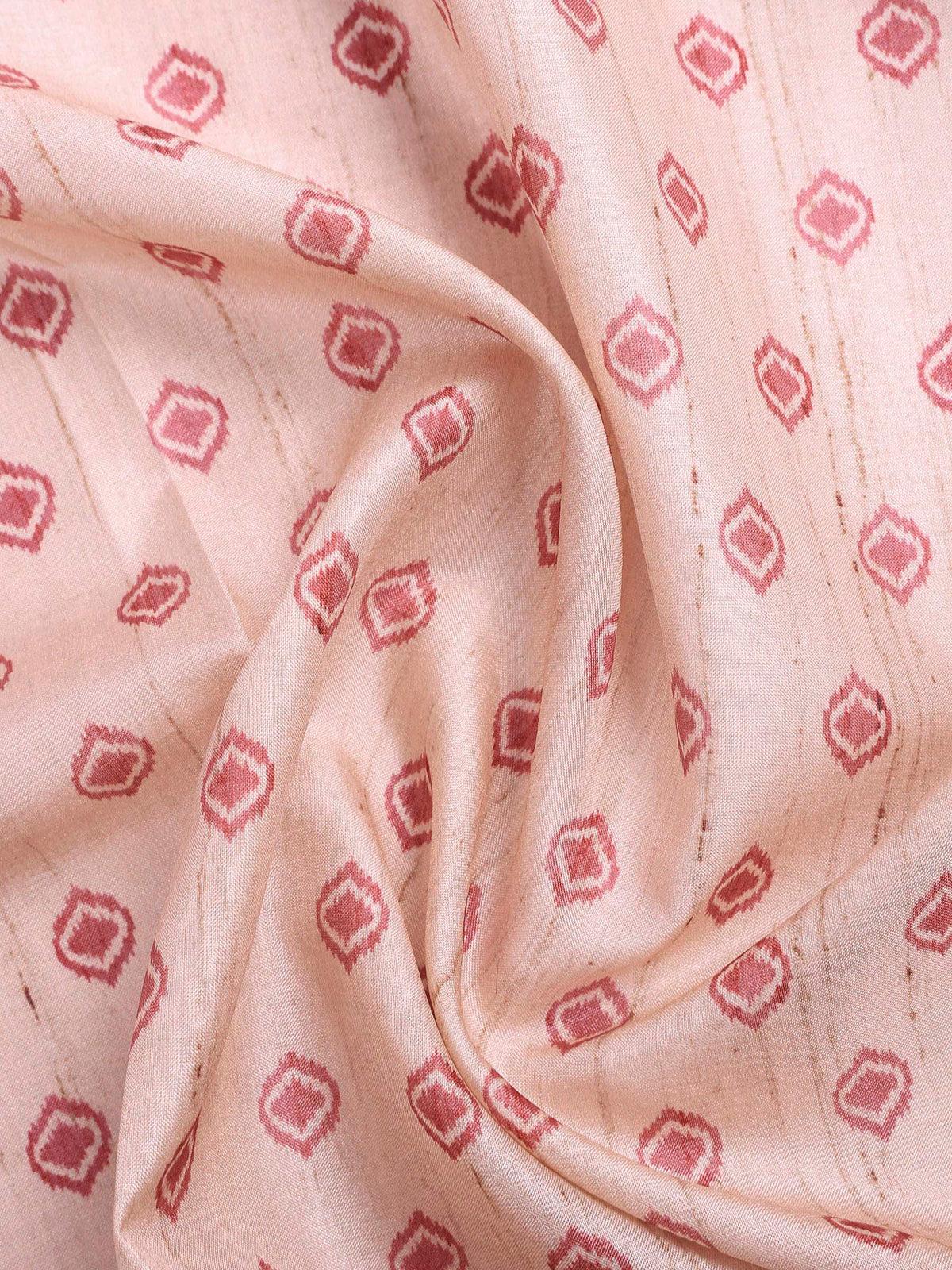 Pink Art Silk Printed Sarees
