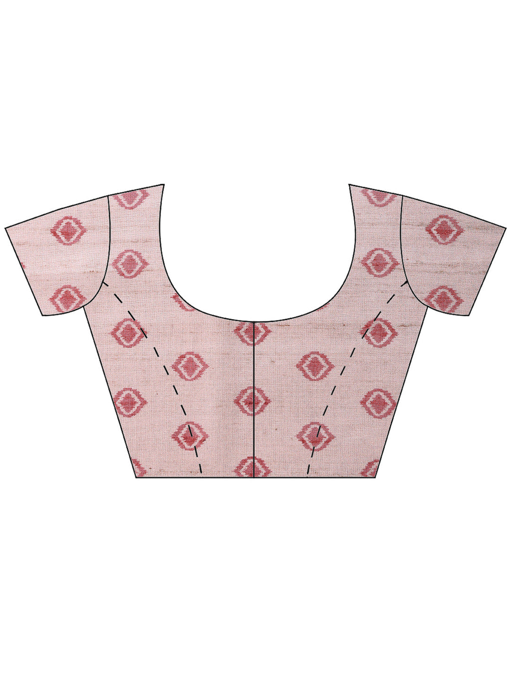 Pink Art Silk Printed Sarees