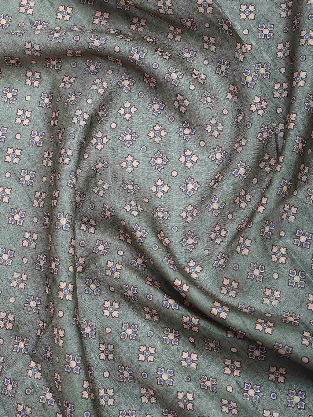 Green Art Silk Printed Sarees