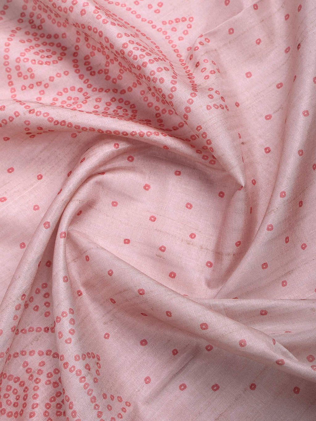 Peach Art Silk Printed Sarees