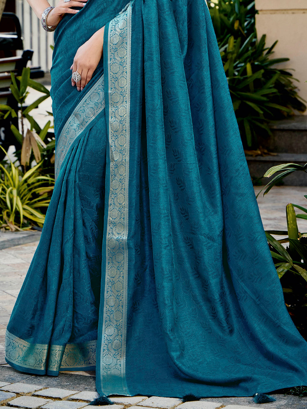 Sky Art Silk Printed Saree
